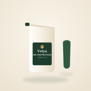 Kit gel enzymatique + brosse à doigt